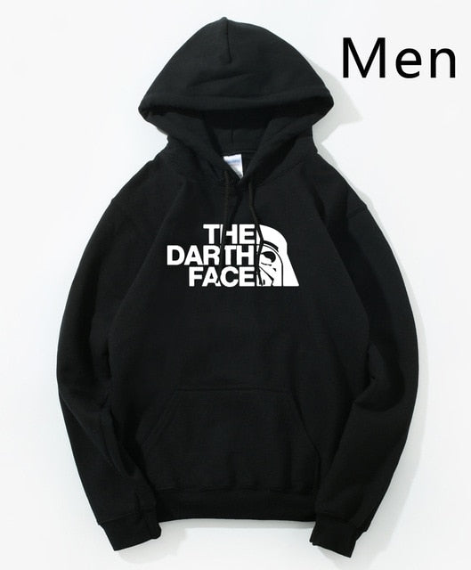 Star Wars Darth Face Hoodie Hoodies Sweatshirt Men 2018 New Spring Autumn Hooded Faces No Face Streetwear Homme Black Gray Hoody