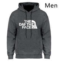 Load image into Gallery viewer, Star Wars Darth Face Hoodie Hoodies Sweatshirt Men 2018 New Spring Autumn Hooded Faces No Face Streetwear Homme Black Gray Hoody